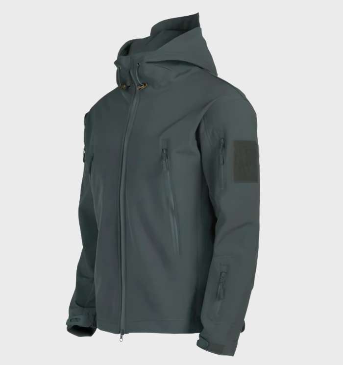 Arly - jacket with hood and full-length zip