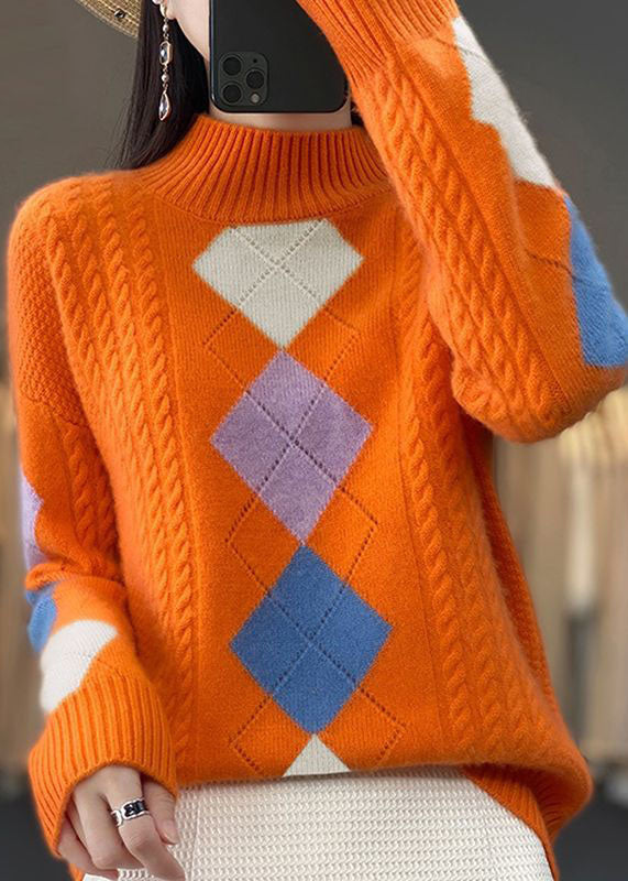 Jeanne | Bohème Orange Sweater