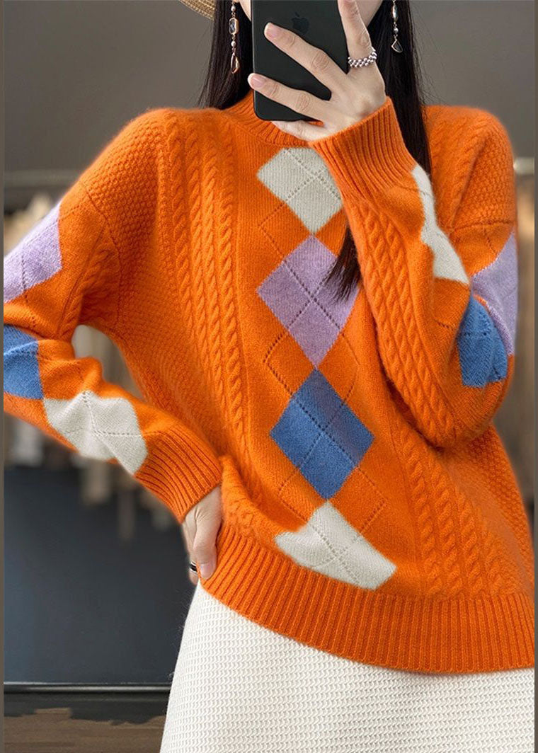 Jeanne | Bohème Orange Sweater