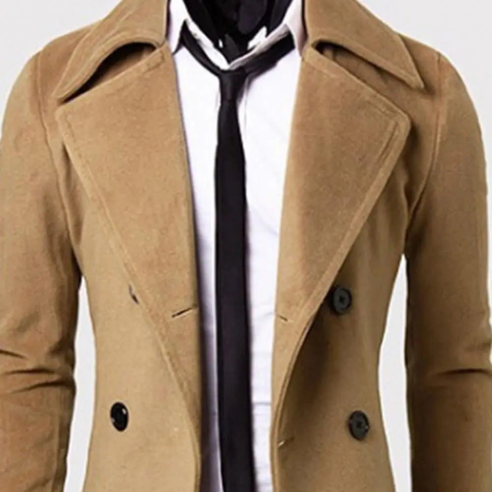 Britse | Trench coat Windproof jacket with double row of buttons