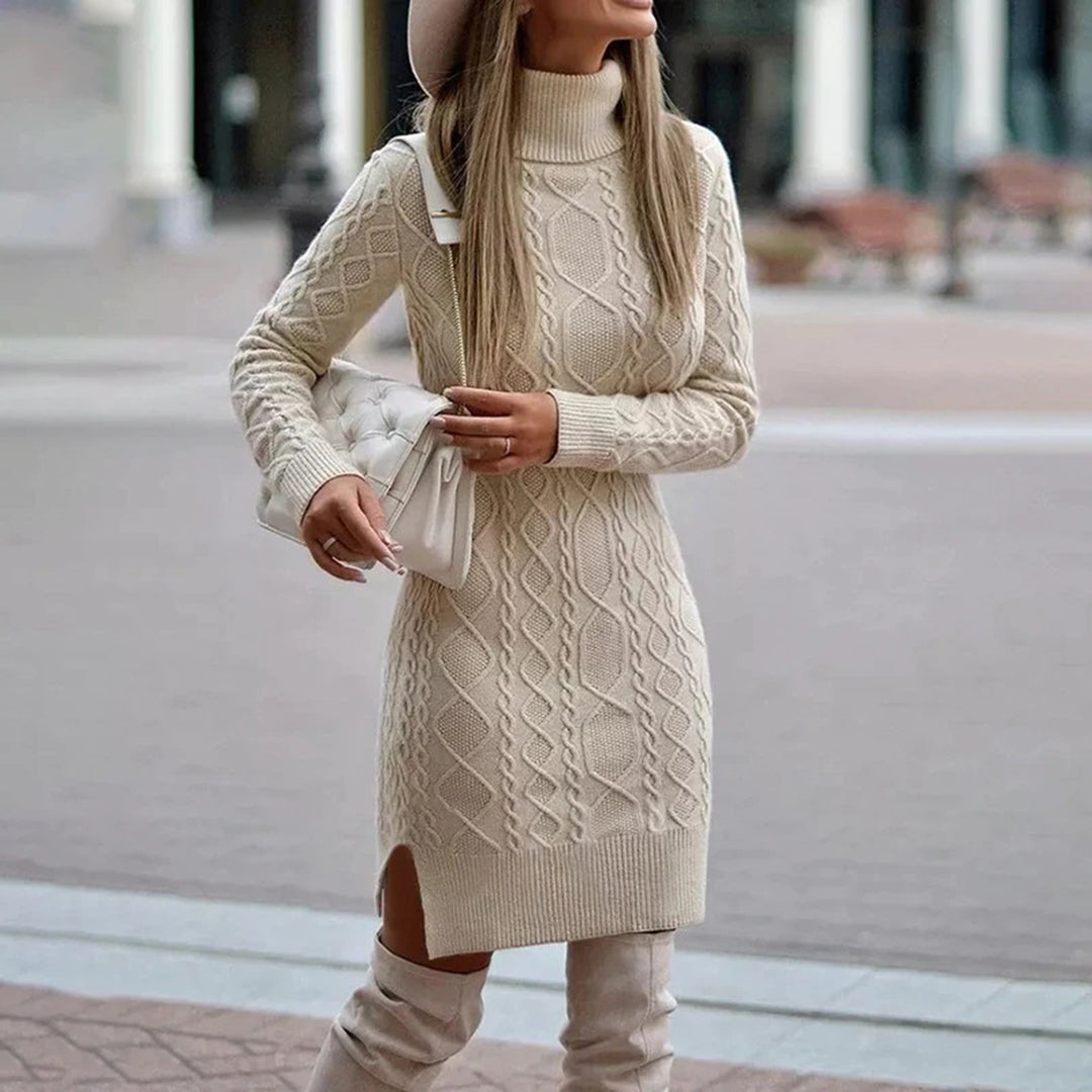 Nalani | Elegant Knitted Winter Dress