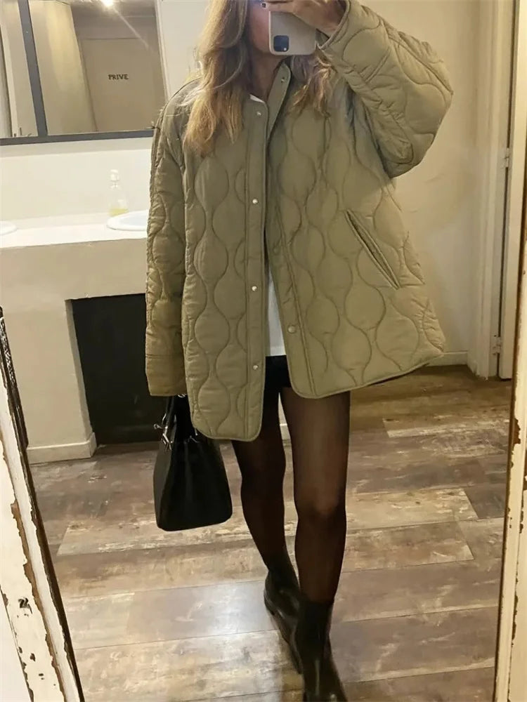 Avena | Quilted Oversized Jacket