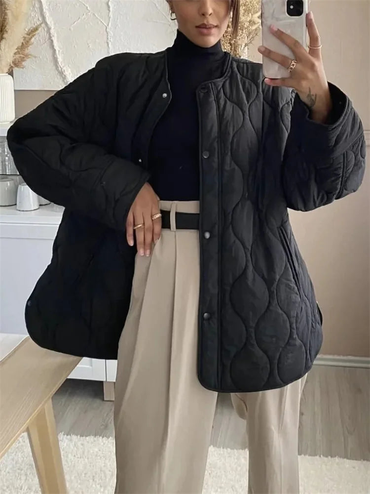 Avena | Quilted Oversized Jacket