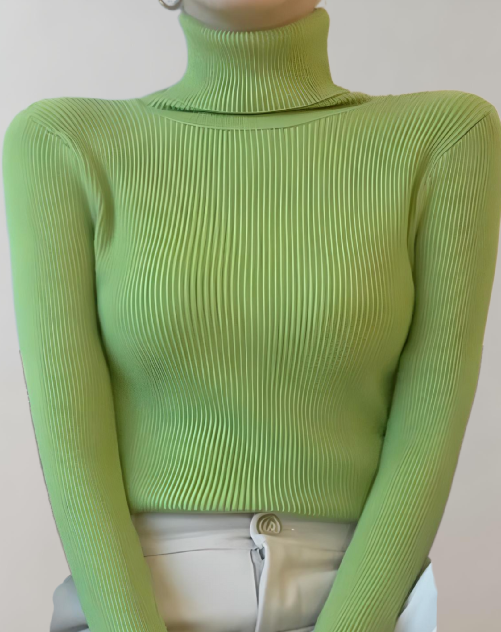 Aber - fit jumper with a turtleneck